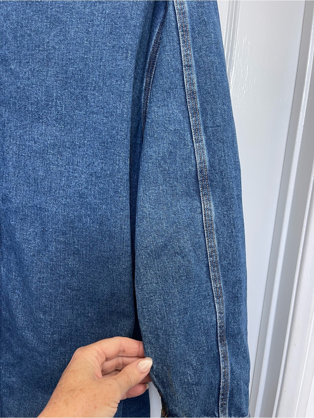 Rare Oversized Vintage Armani Jeans Men's Denim Utility Jacket - Picture 8 of 15